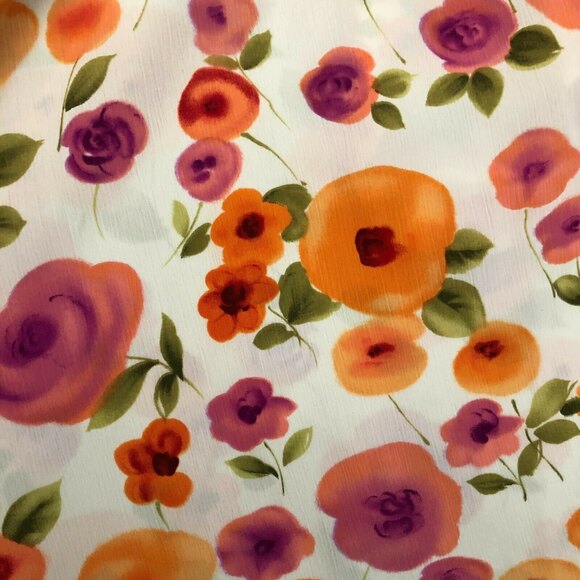 VTG Maggie Sweets Floral Shorts 4XL Plus Size High Waist Elastic Pull-On Pockets - Picture 6 of 6